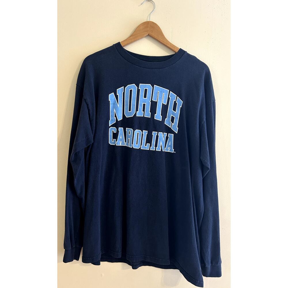 Vintage 90s UNC Chapel Hill North Carolina Heavy Long-sleeve T-shirt Men's XL
